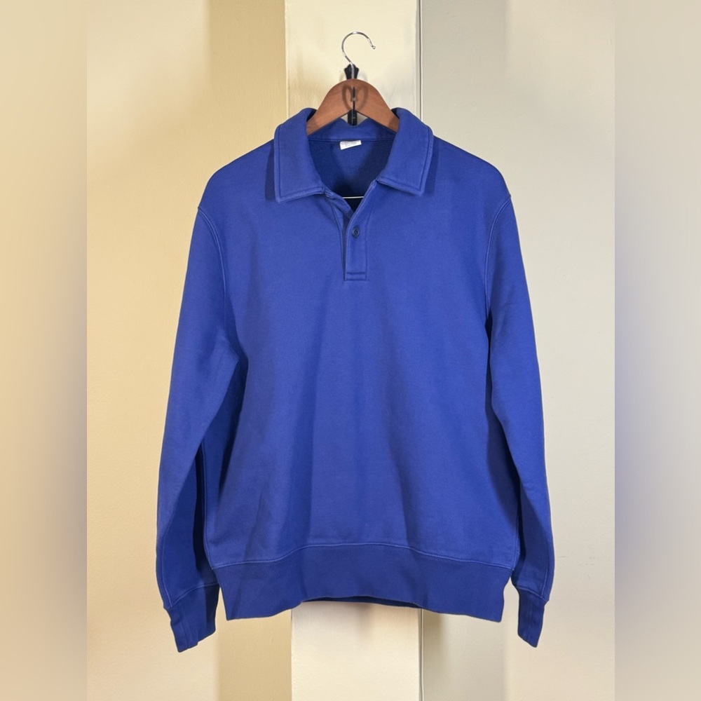 NWOT J. Crew Mens Heritage Fleece sportswear Sweatpants + sweatshirt nav… - Picture 8 of 12